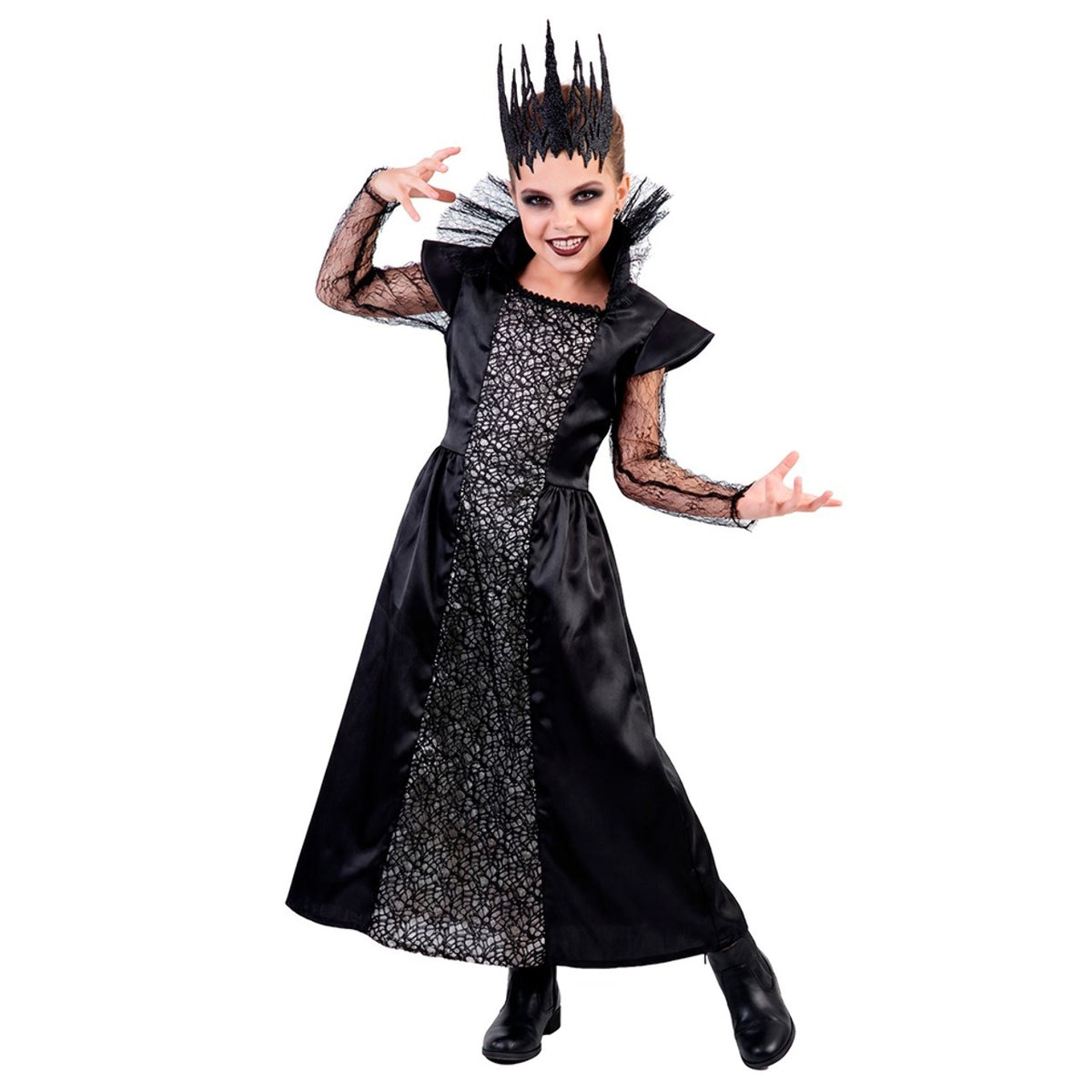 Girls Dark Evil Queen Costume