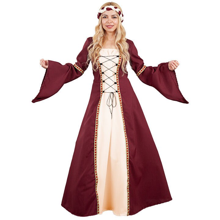 Womens Bianca Medieval Queen Costume