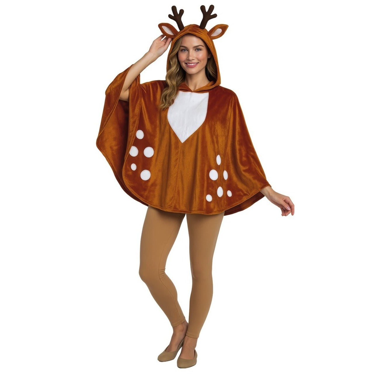 Adult Reindeer Poncho Costume