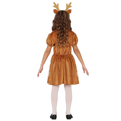 Girls Rudolf Reindeer Costume