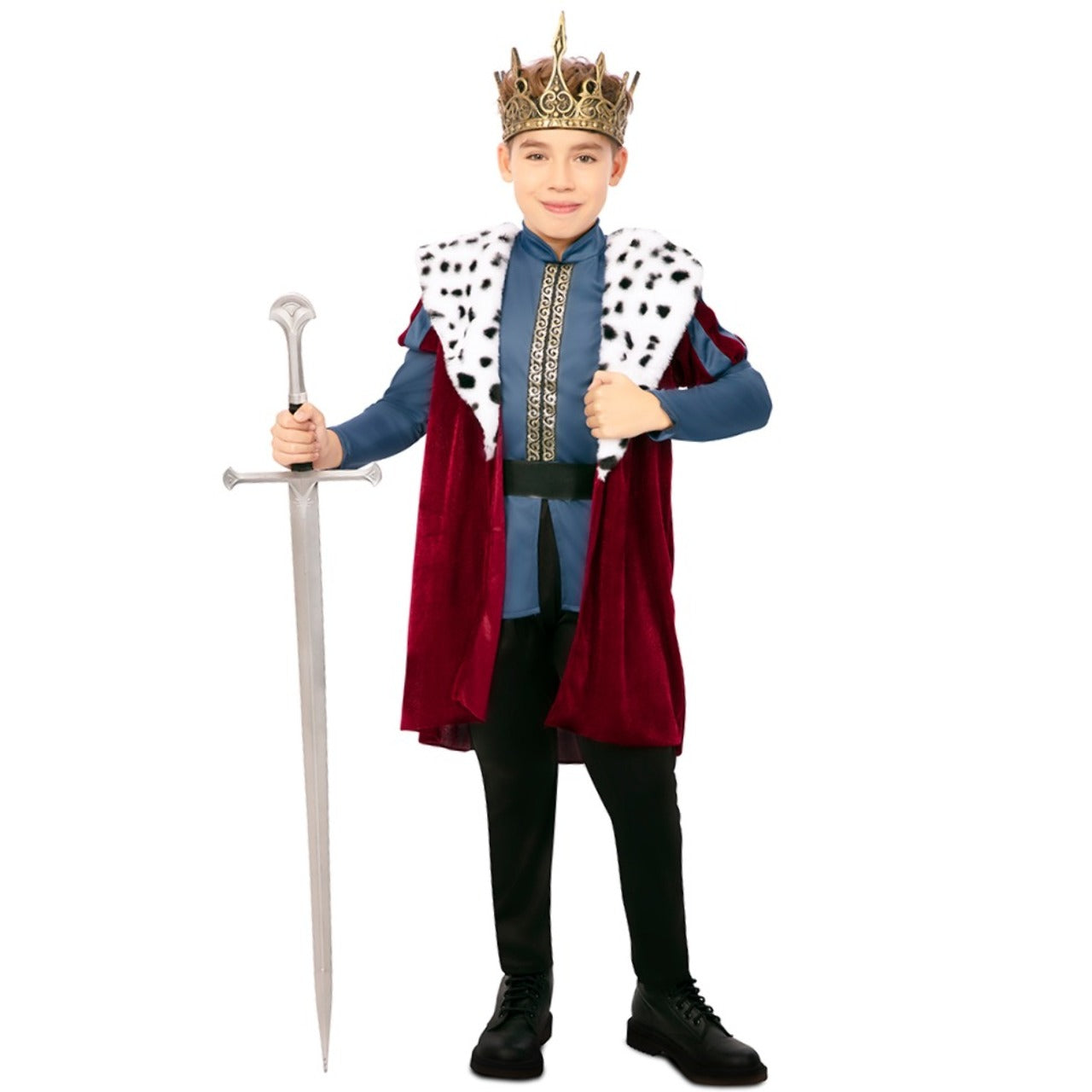 Boys Deluxe Medieval King Costume