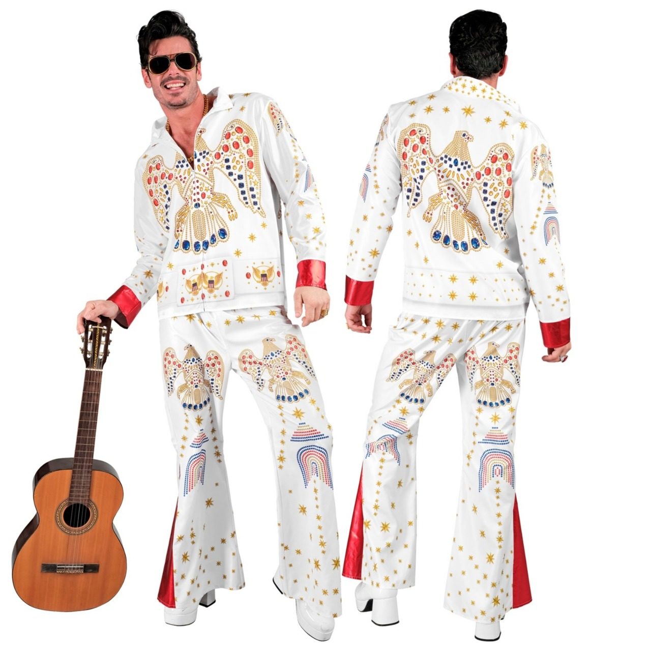 Mens Deluxe King of Rock Costume