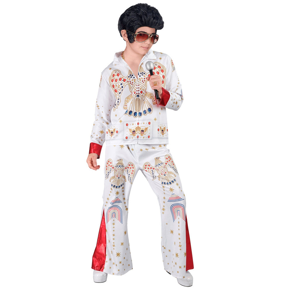 Boys Deluxe King of Rock Costume
