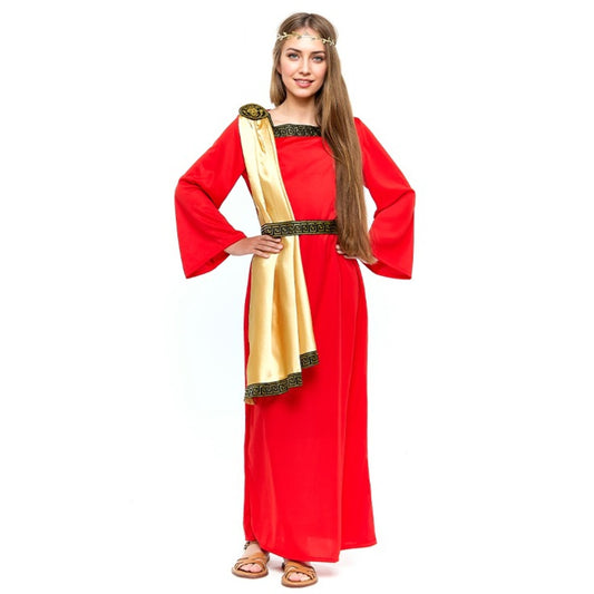 Womens Elegant Red Roman Costume