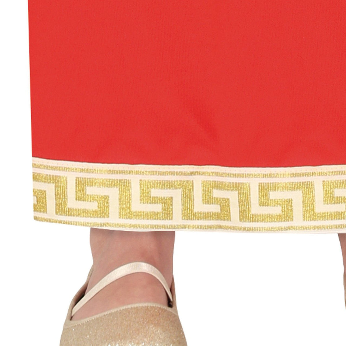 Girls Red Roman Costume