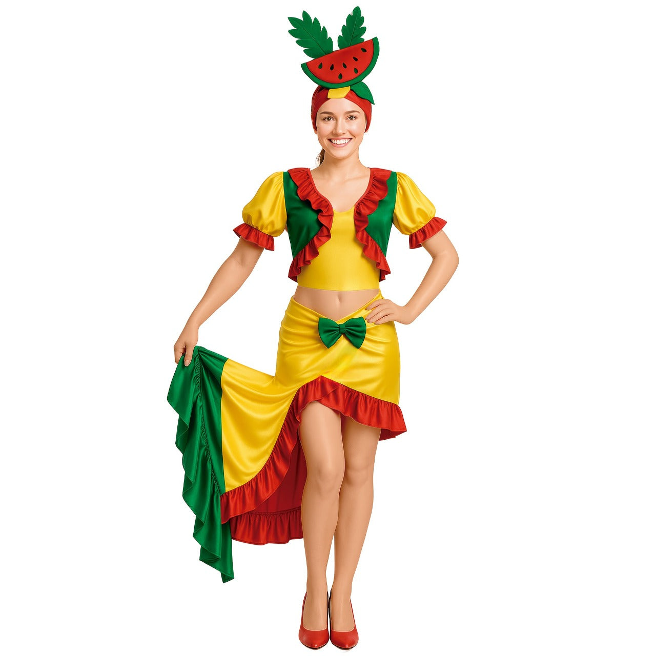 Womens Cuban Rumba Dancer Costume
