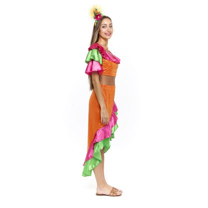Womens Samba Rumbera Costume