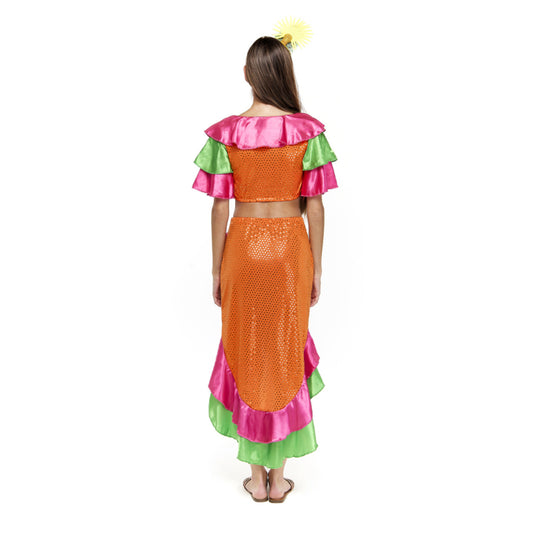 Womens Samba Rumbera Costume