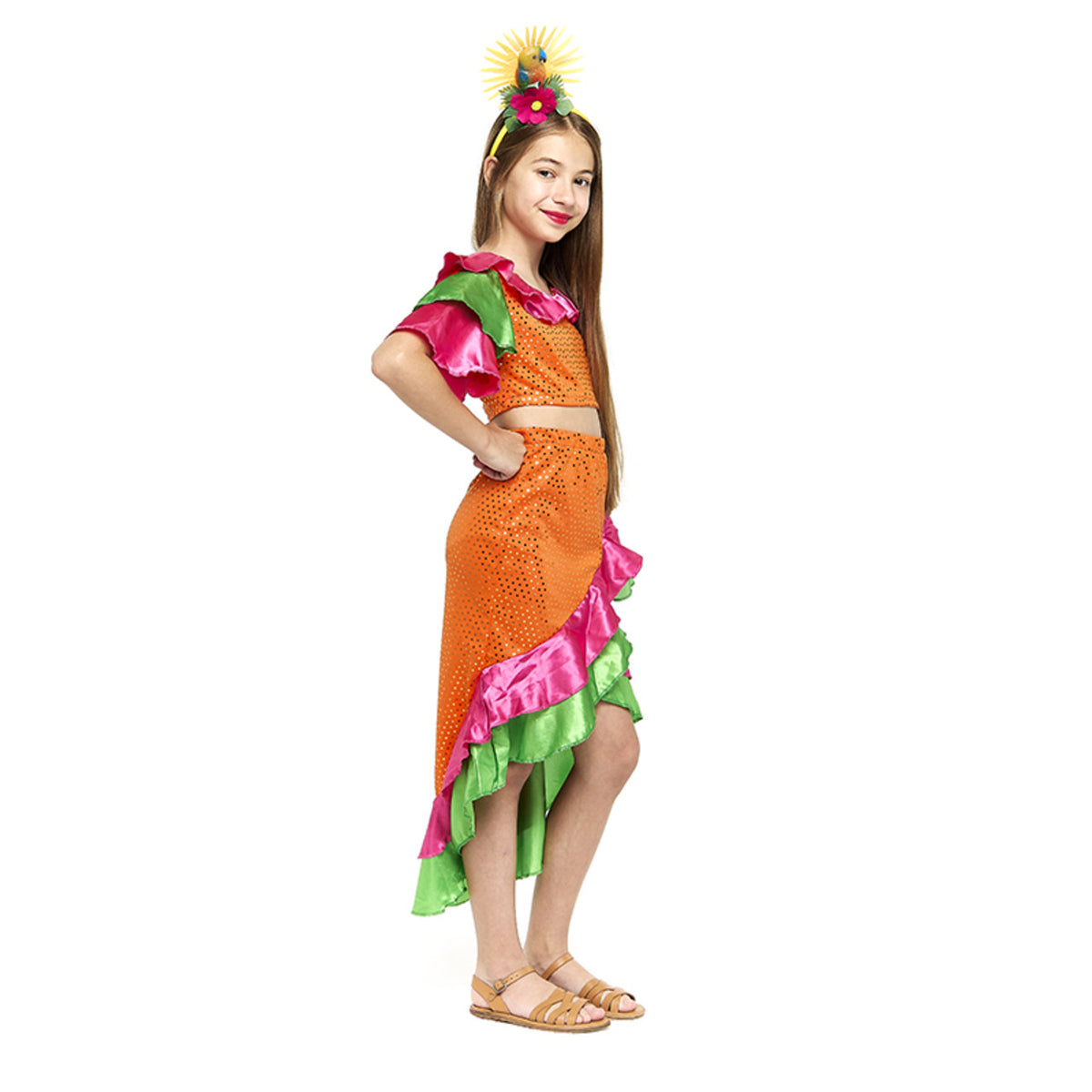 Girls Samba Rumbera Costume