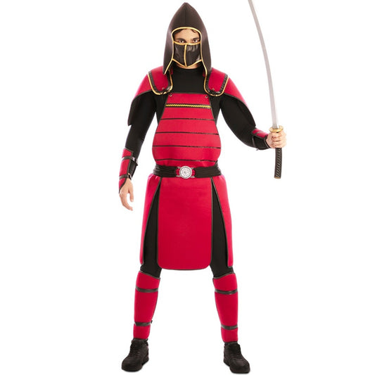 Mens Red Samurai Costume