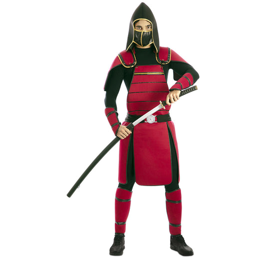 Mens Red Samurai Costume