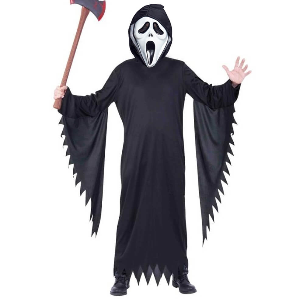 Boys Black Scream Costume