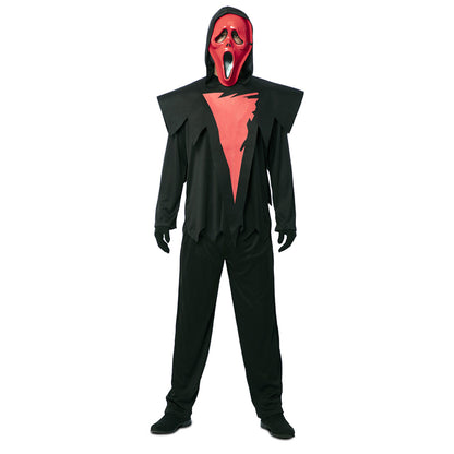 Mens Red Scream Costume