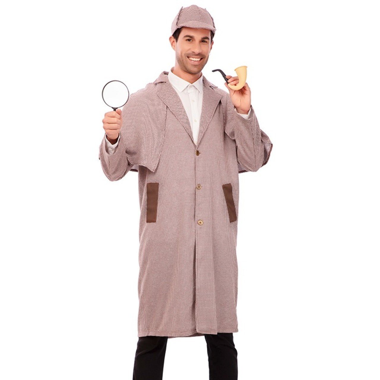 Adult Sherlock Holmes Detective Costume
