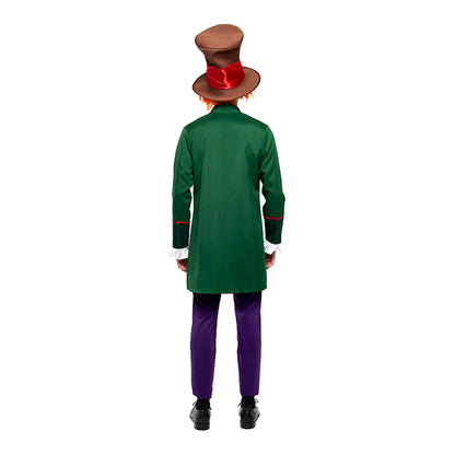 Mens Mad Hatter Costume with Bow tie
