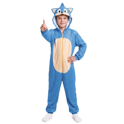 Kids Blue Super Hedgehog Costume