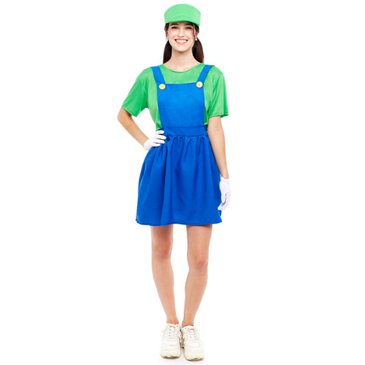 Womens Super Luigi Cap Costume
