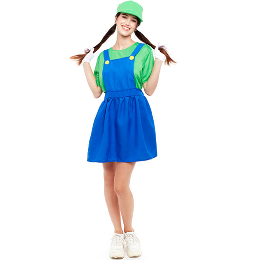 Womens Super Luigi Cap Costume