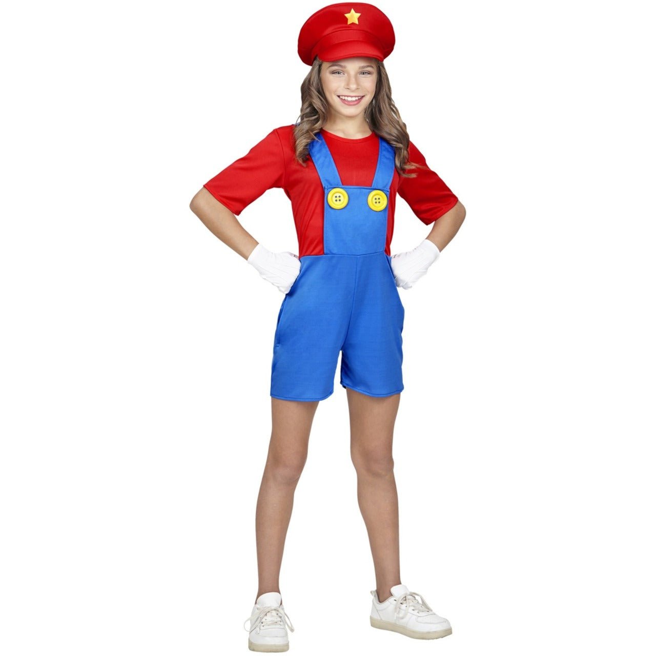 Girls Super Mario Video Game Costume