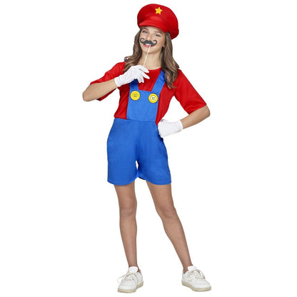 Girls Super Mario Video Game Costume