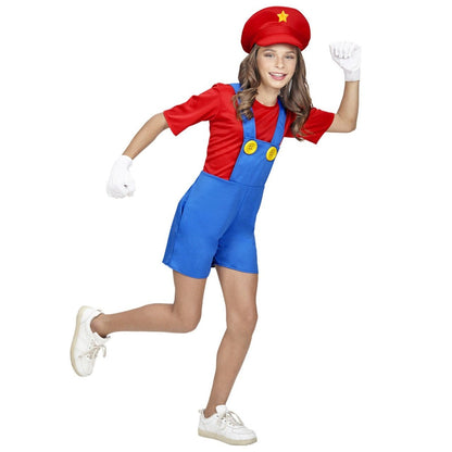 Girls Super Mario Video Game Costume