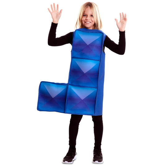 Kids Dark Blue Tetris Costume