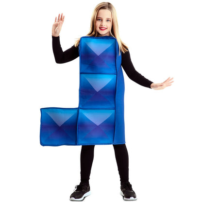 Kids Dark Blue Tetris Costume