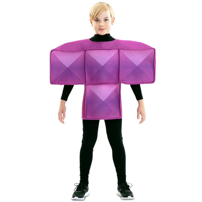 Kids Purple Tetris Costume