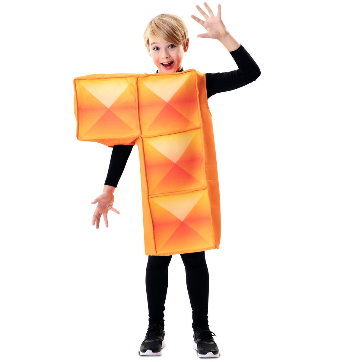 Kids Orange Tetris Costume