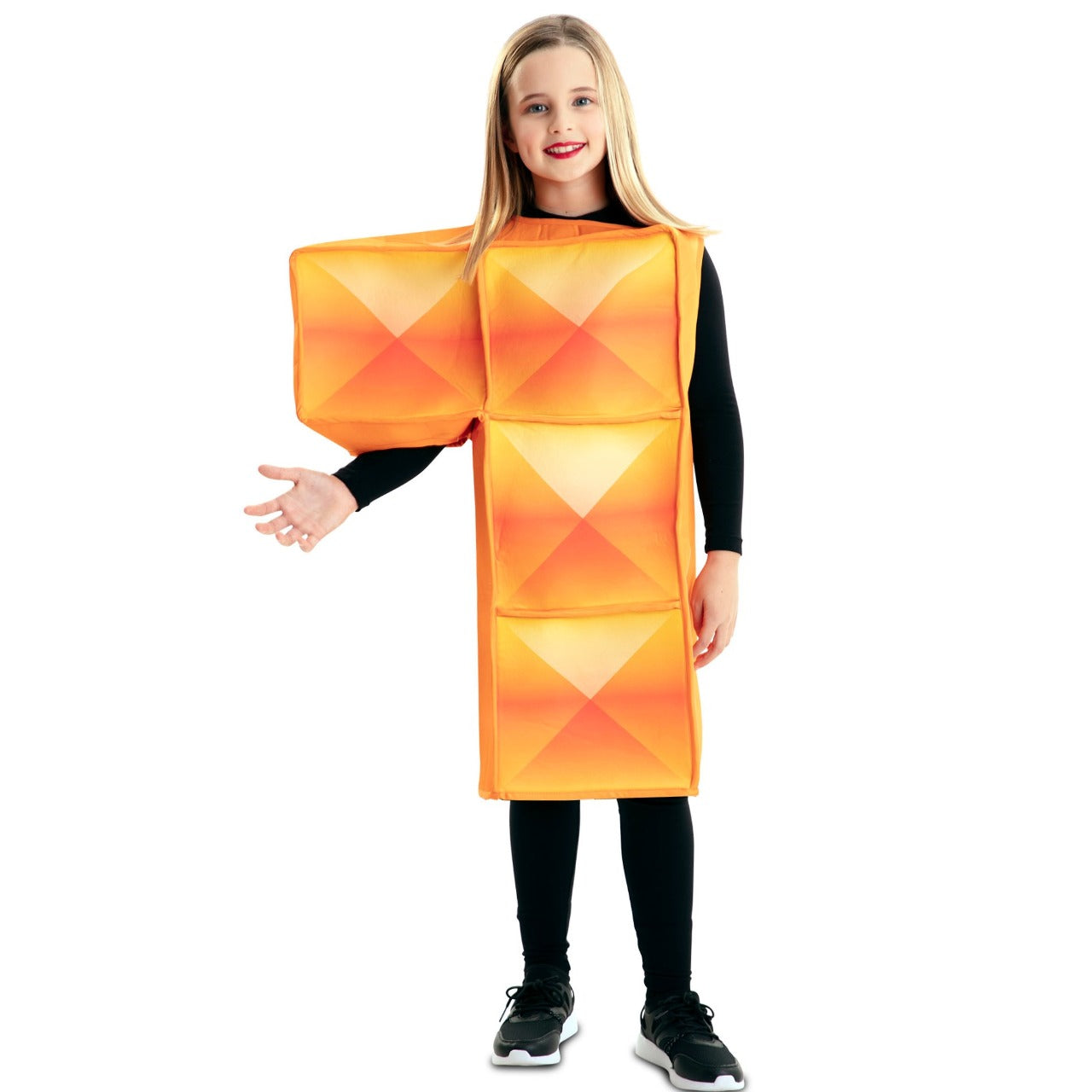 Kids Orange Tetris Costume