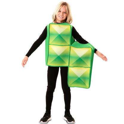 Kids Green Tetris Costume