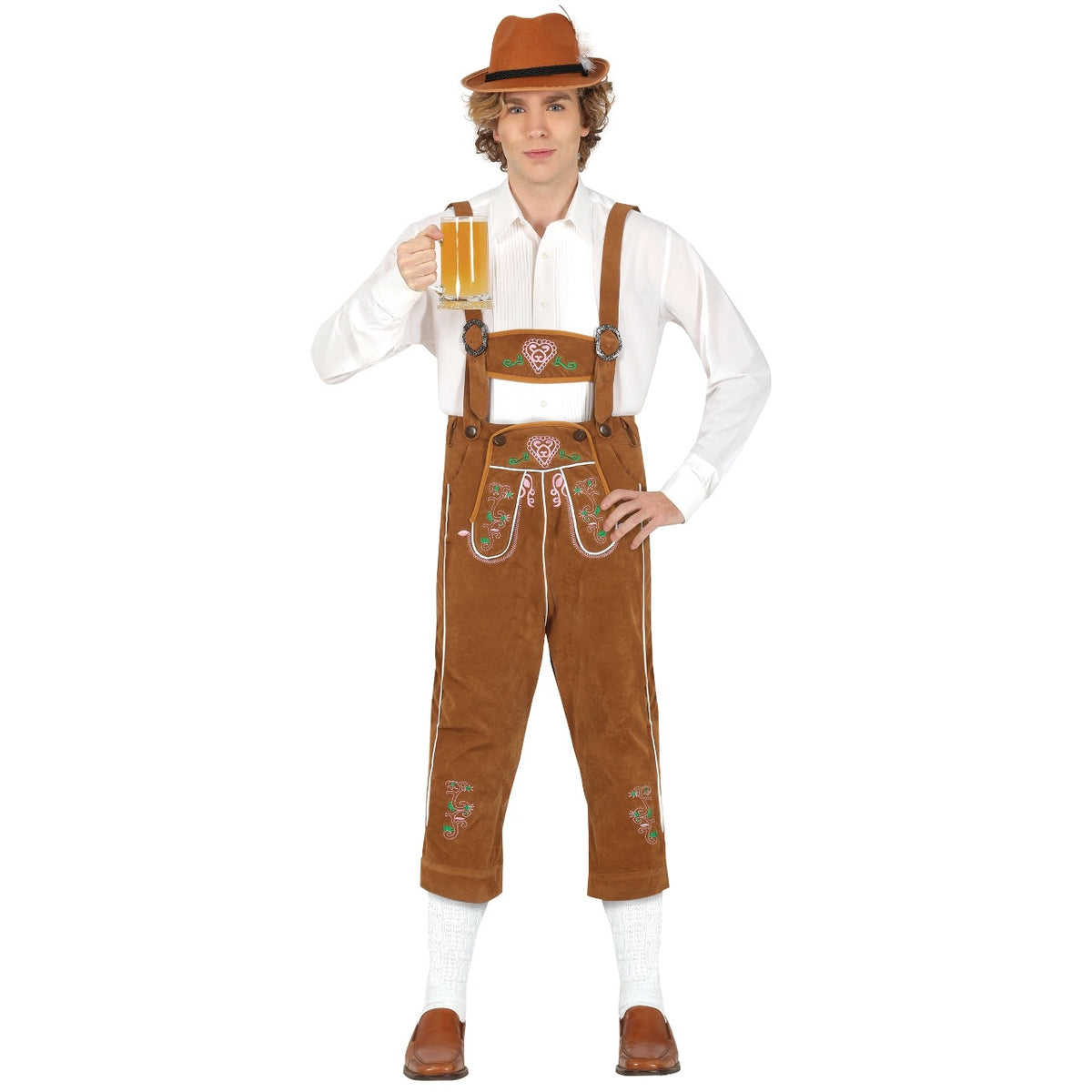 Mens Brown Tyrolean Costume