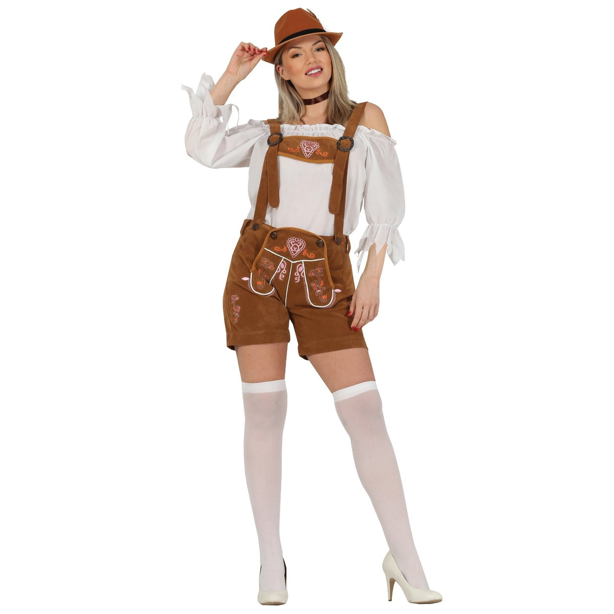 Womens Brown Tyrolean Costume