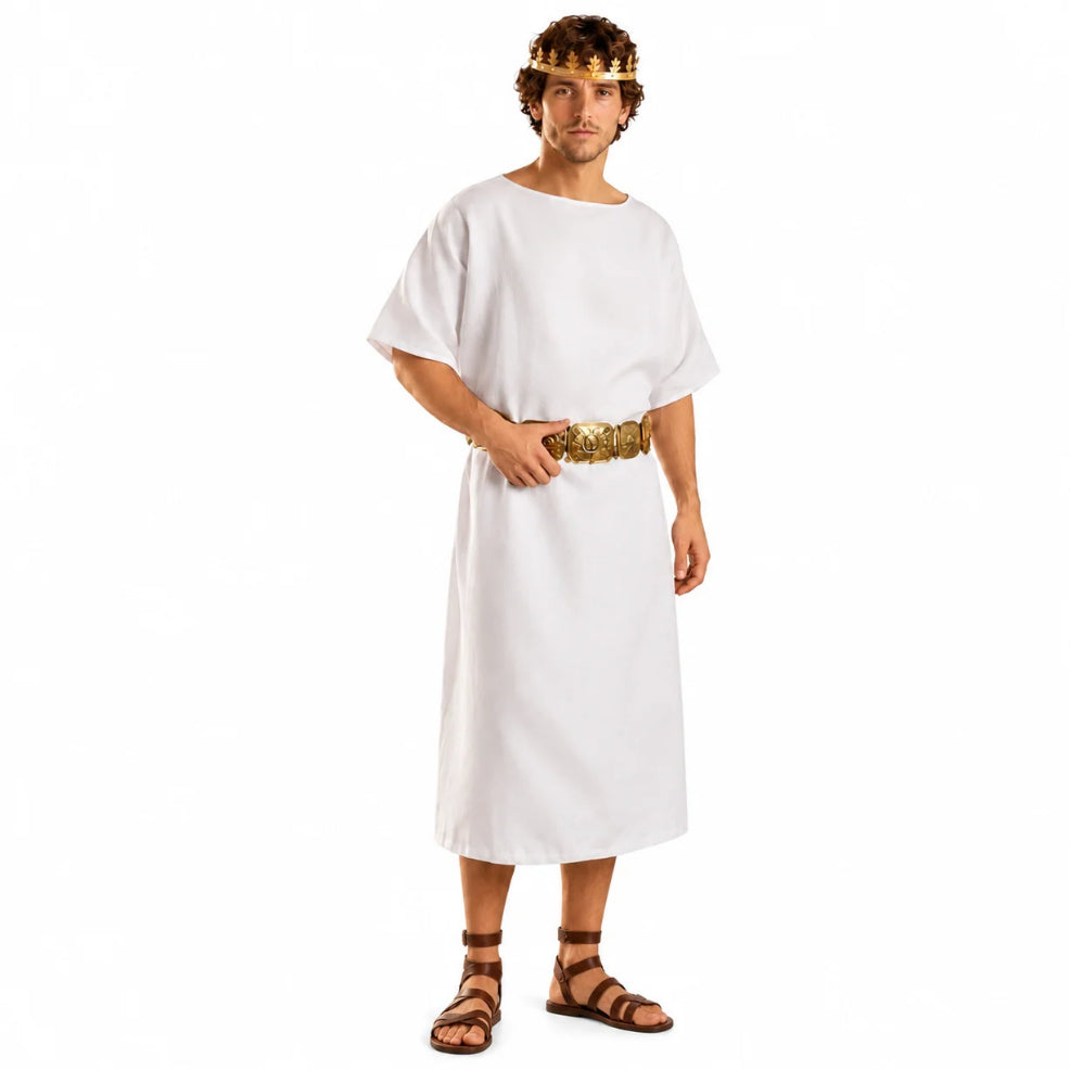 Adult White Roman Tunic Costume