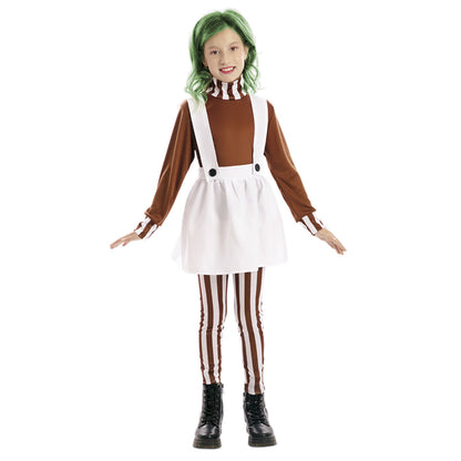 Girls Oompa Loompa Costume