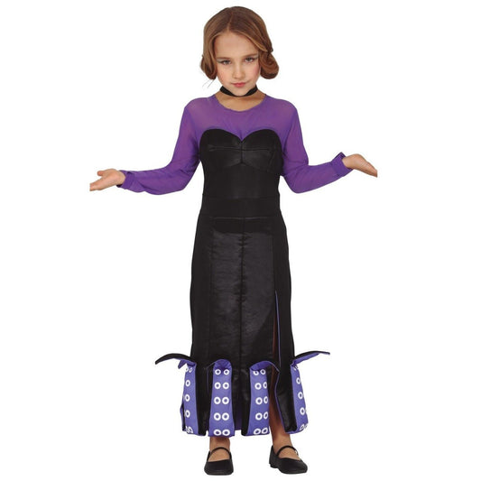 Girls Evil Ursula Costume