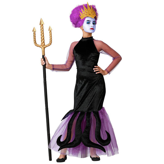 Girls Ursula Villain Costume