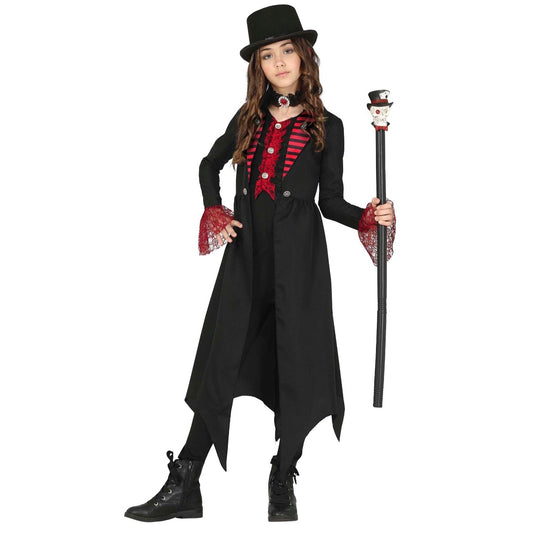 Girls Eco Gothic Vampiress Costume
