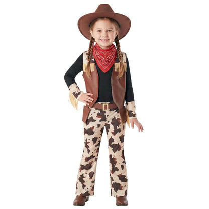 Kids Brown Cowboy Costume