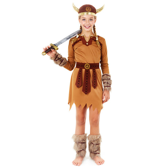 Girls Triquetra Viking Costume