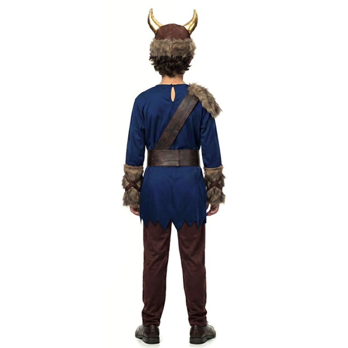 Boys Blue Viking Costume