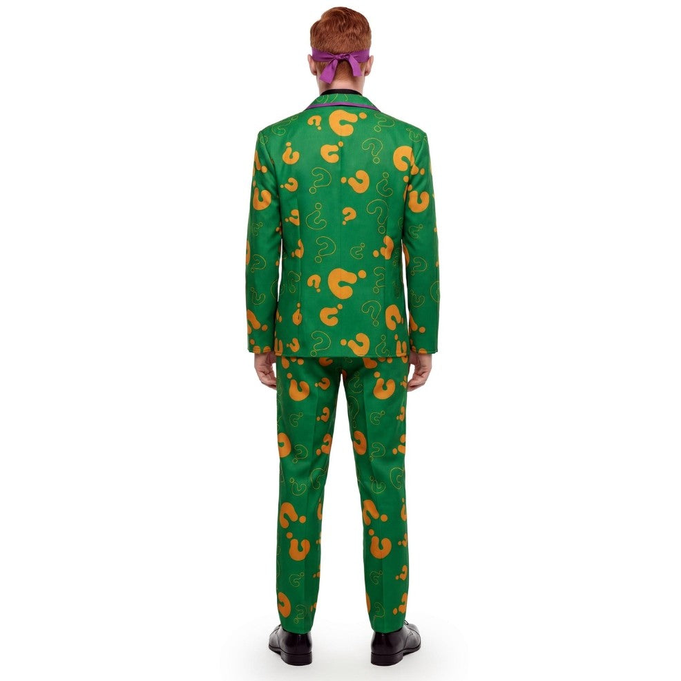 Mens Riddler Villain Costume