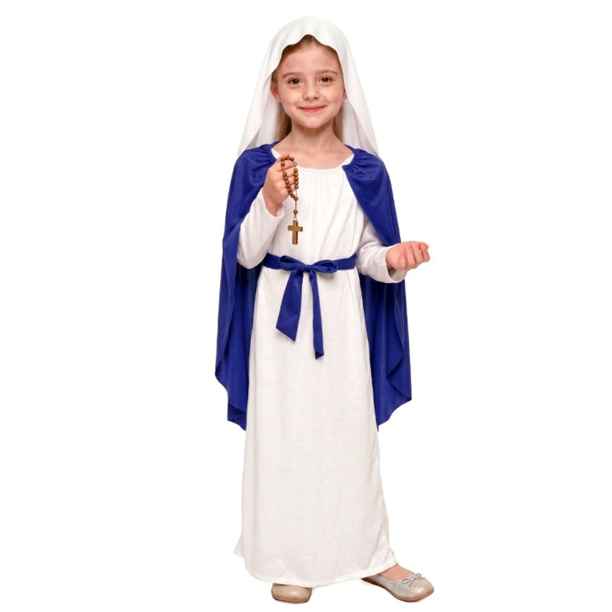 Girls Two Tone Virgin Mary Costume
