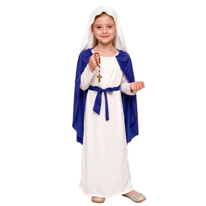 Girls Two Tone Virgin Mary Costume