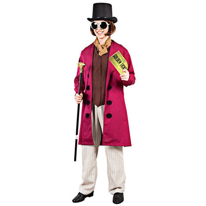 Mens Deluxe Willy Wonka Costume