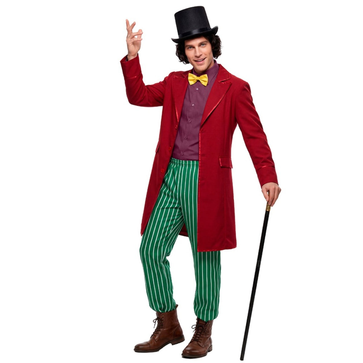 Mens Willy Wonka Bow tie Costume