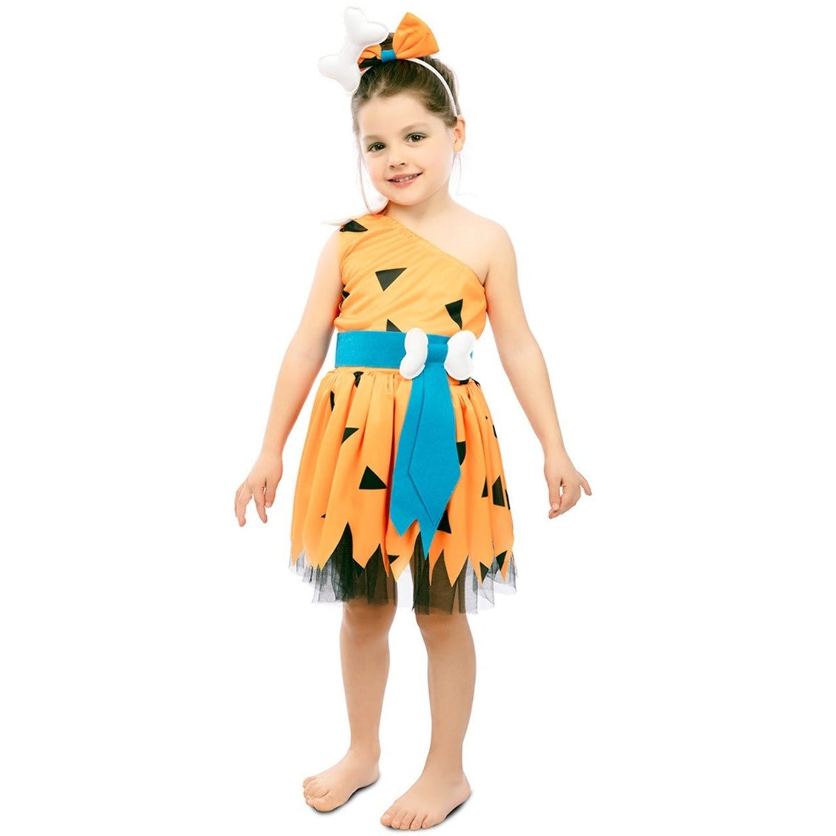 Girls Orange Wilma Costume