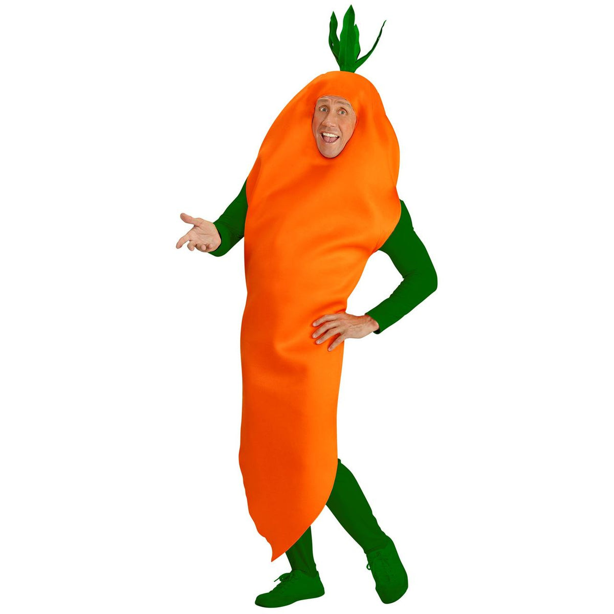 Orange Carrot Adult Costume