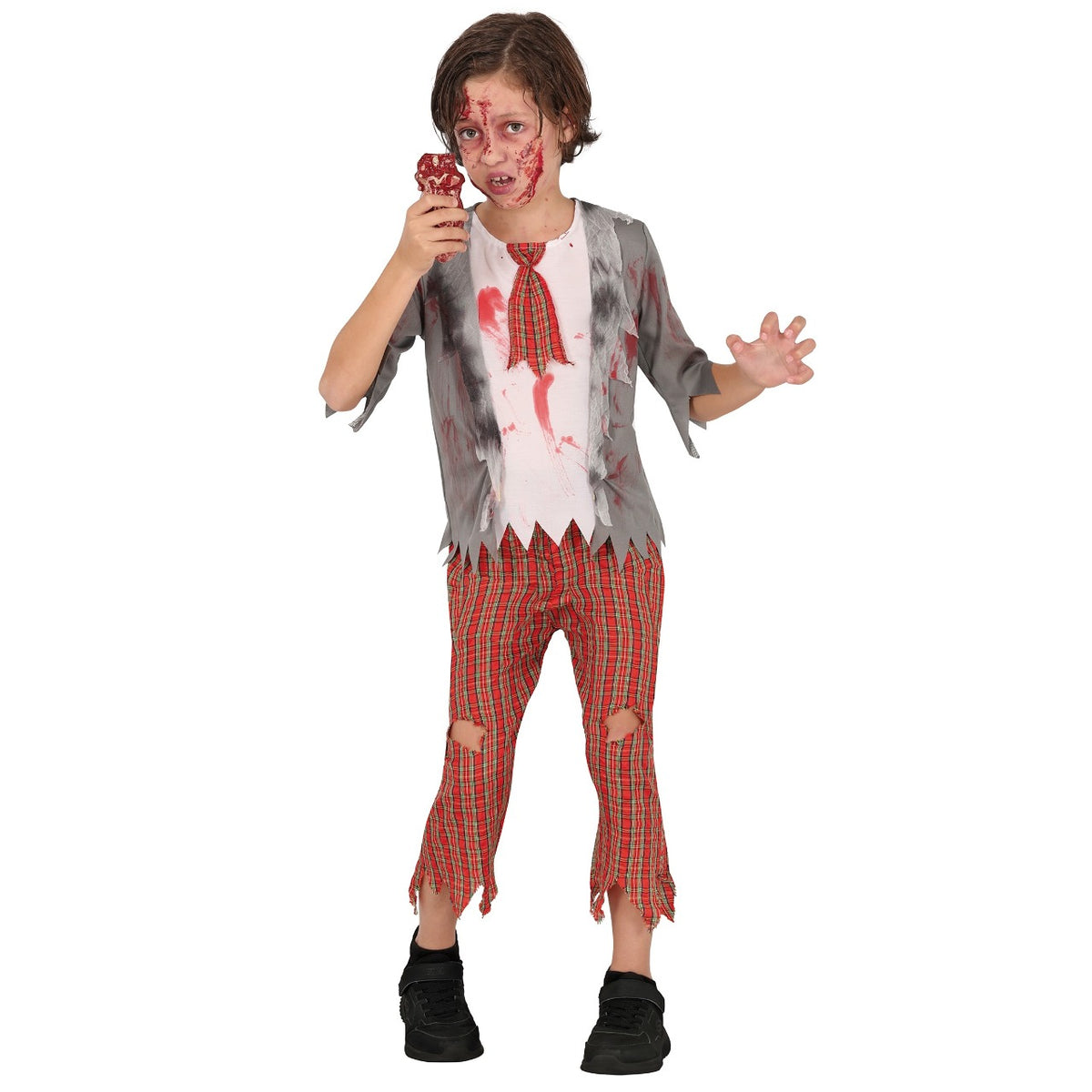 Boys Schoolboy Zombie Costume