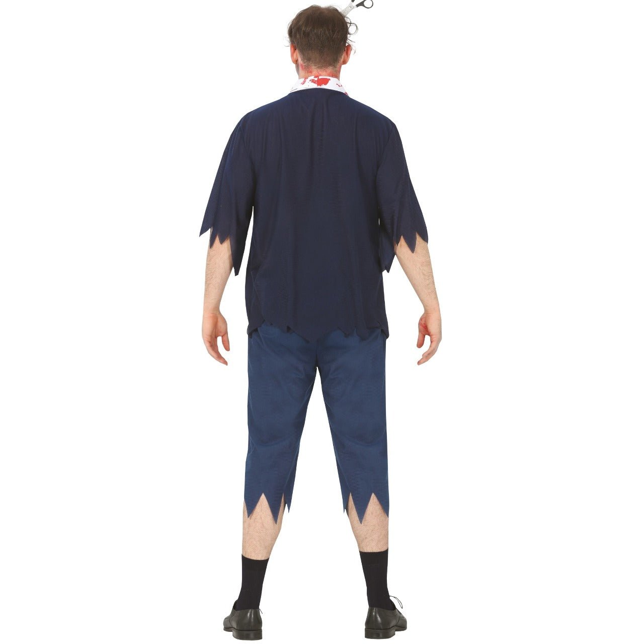 Mens Blue Schoolboy Zombie Costume